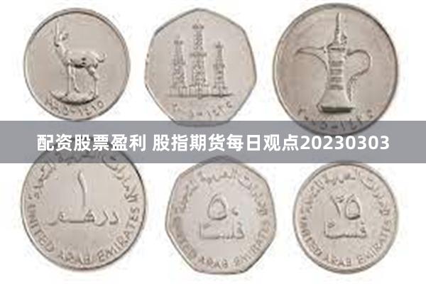 配资股票盈利 股指期货每日观点20230303